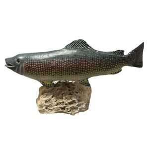 Wooden Fish mounted on Coral 🪸